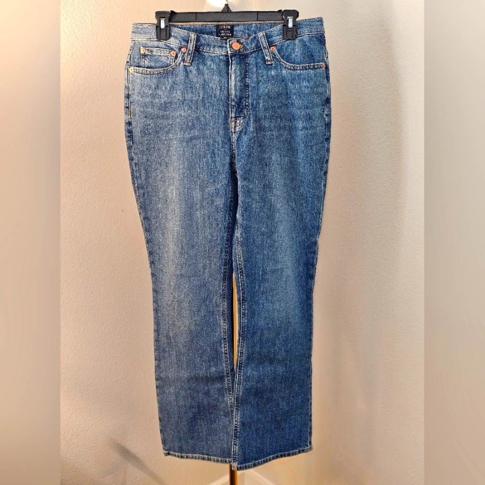 J. Crew mid rise flare crop denim, Size 30 Tall, never worn